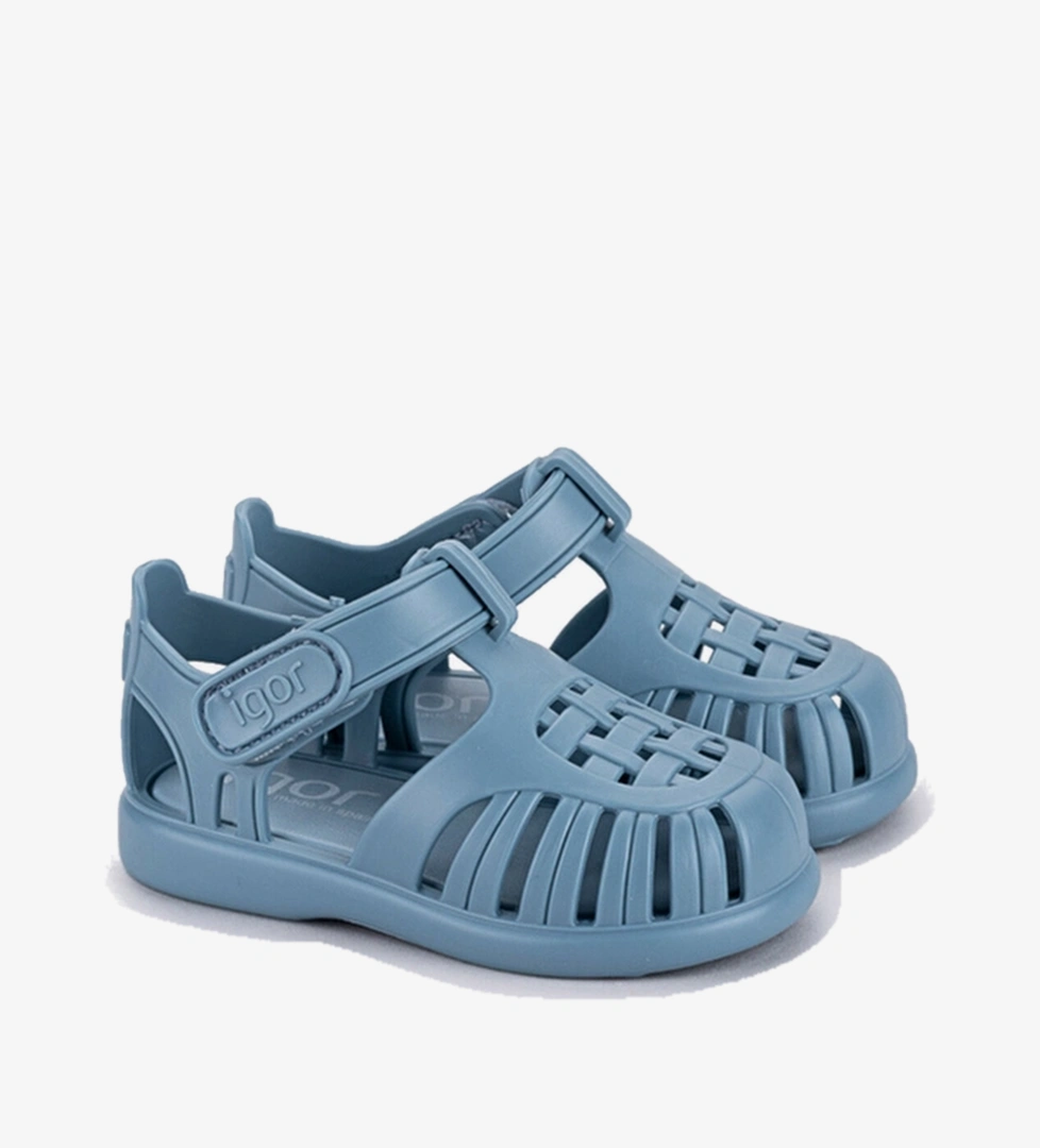 Igor Cırtlı Çocuk Tobby Solid Sandalet S10271 Mavi