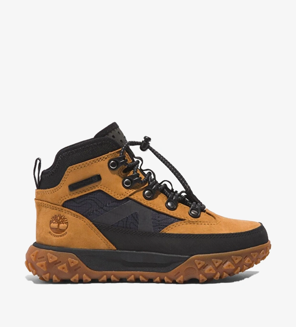 Timberland Bağcıklı Çocuk GreenStrıde Motıon 6 Mıd Bungee Bot TB1A649C2311 Sarı