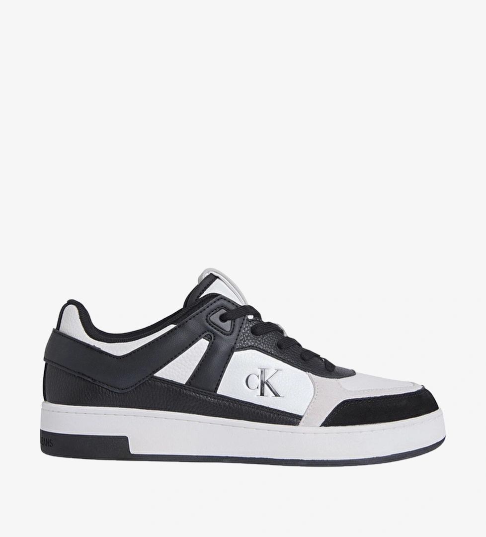 Calvin Klein Jeans Beyaz Siyah Calvin Klein Jeans Bağcikli Basket