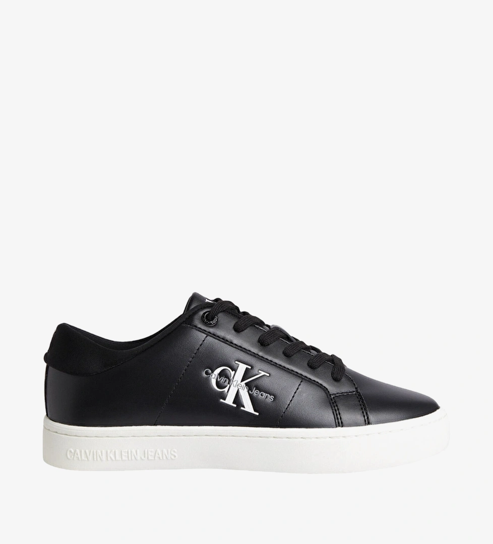 Calvin Klein Jeans Bağcıklı Kadın Classic Cupsole Lowlaceup Ayakkabı YW0YW014440GO Siyah