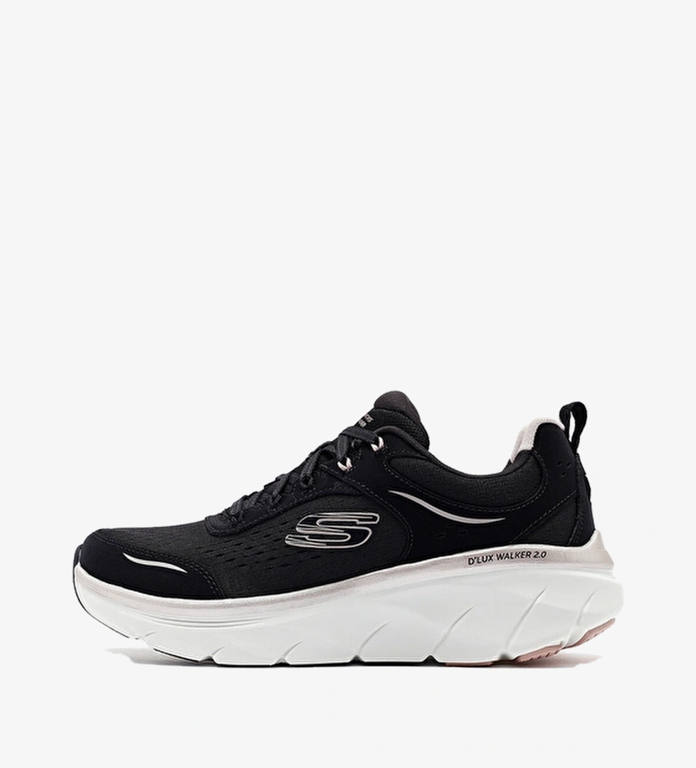 Skechers Kadın D'Lux Walker 2 0 Ayakkabı 150103 BKRG Siyah
