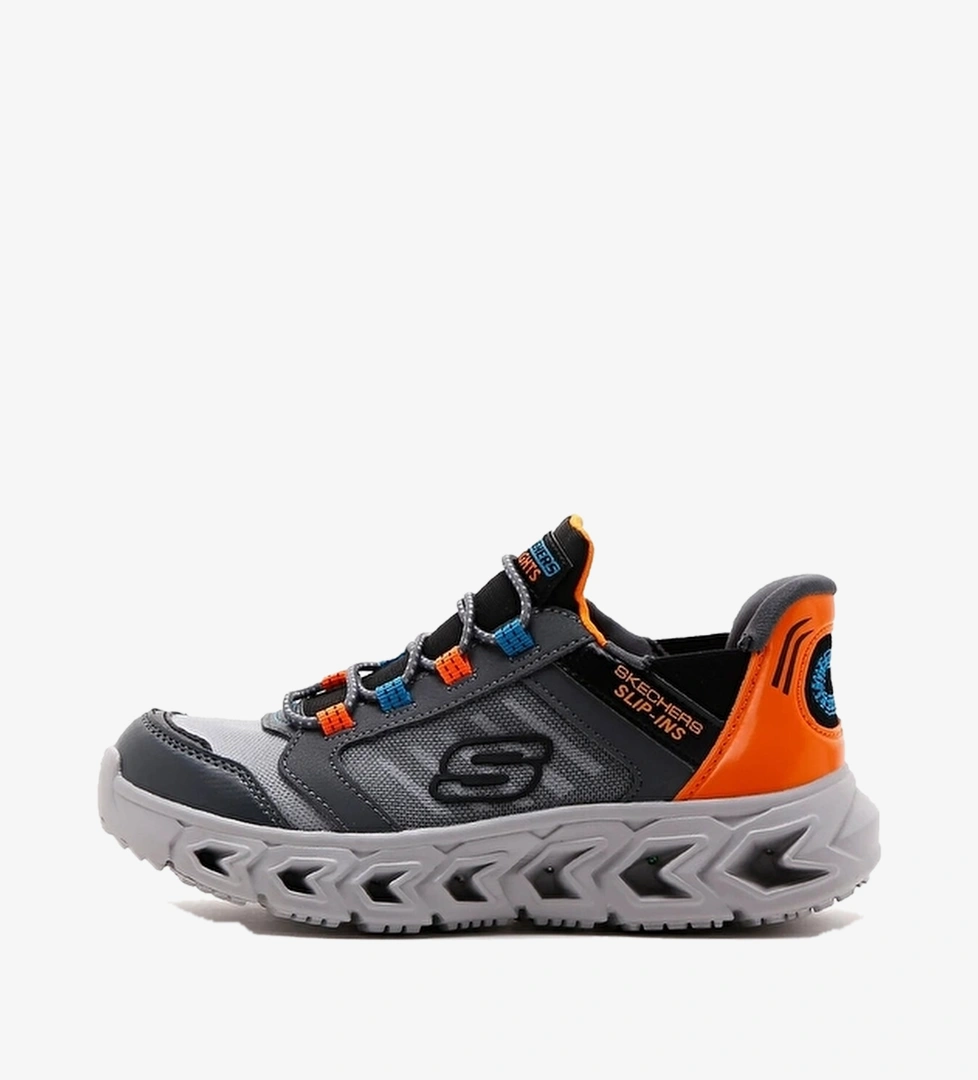 Skechers Gri Turuncu Skechers Hypno Flash