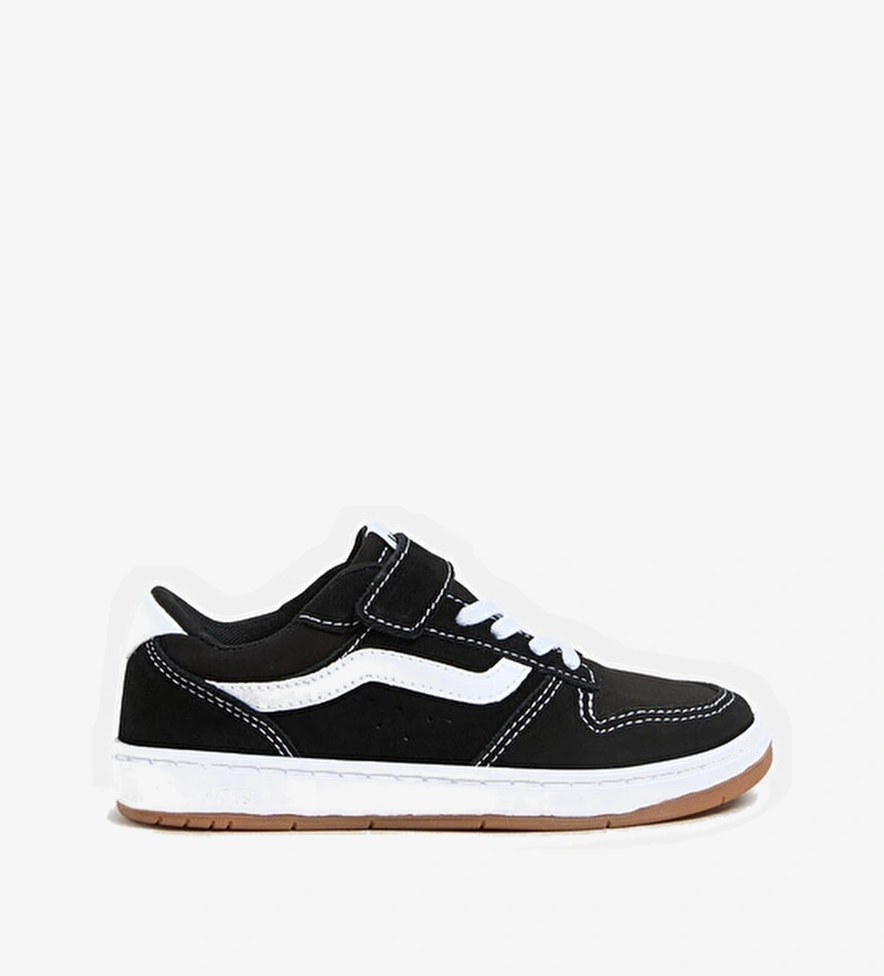 Vans Çocuk Ryland LS V Ayakkabı VN000D7PBA21 Siyah/beyaz