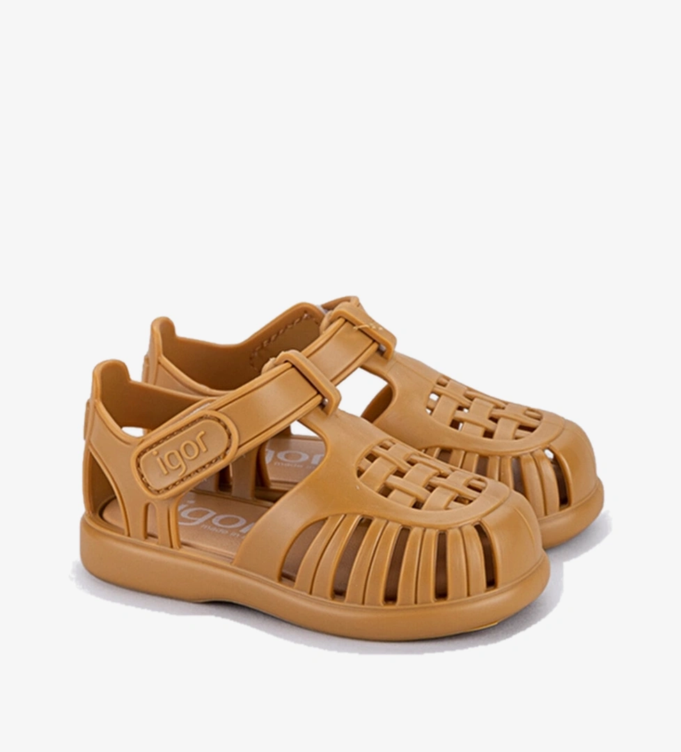 Igor Çocuk Tobby Solid Sandalet S10271 Hardal