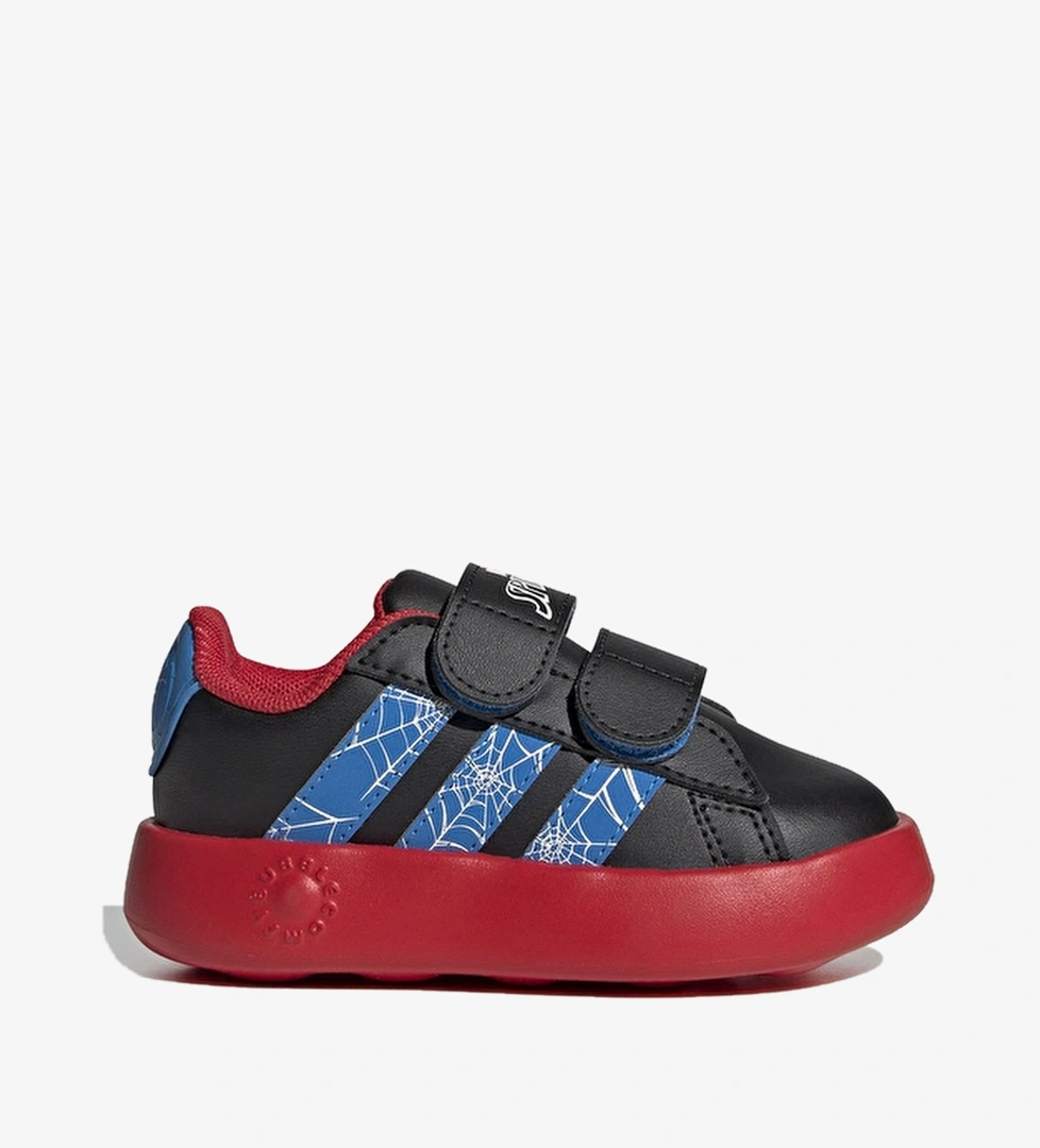 Adidas Çocuk Grand Court Spıder Man Cf I Ayakkabı JQ7828 Siyah