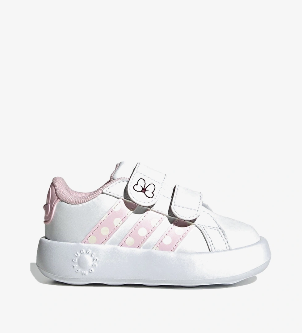 Adidas Çocuk Grand Court Minnie CF I Ayakkabı JR8130 Beyaz