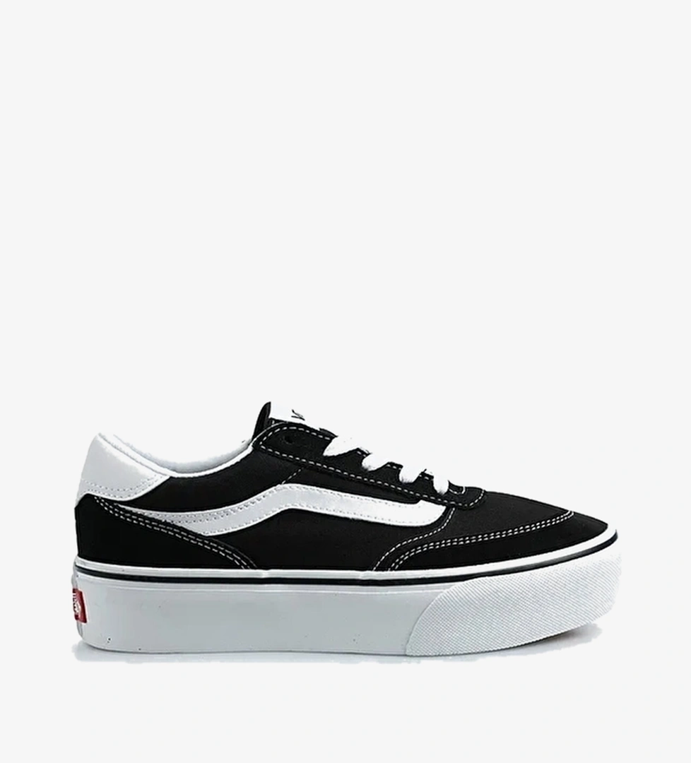 Vans Kadın Brooklyn LS Platform Ayakkabı VN000DC4BA21 Siyah/beyaz