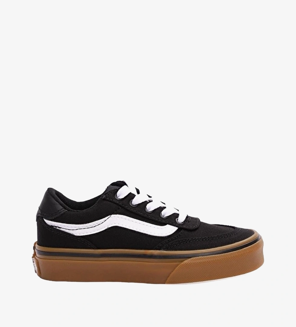 Vans Çocuk Brooklyn Ls Ayakkabı VN000EHXB9M1 Siyah/gümüş