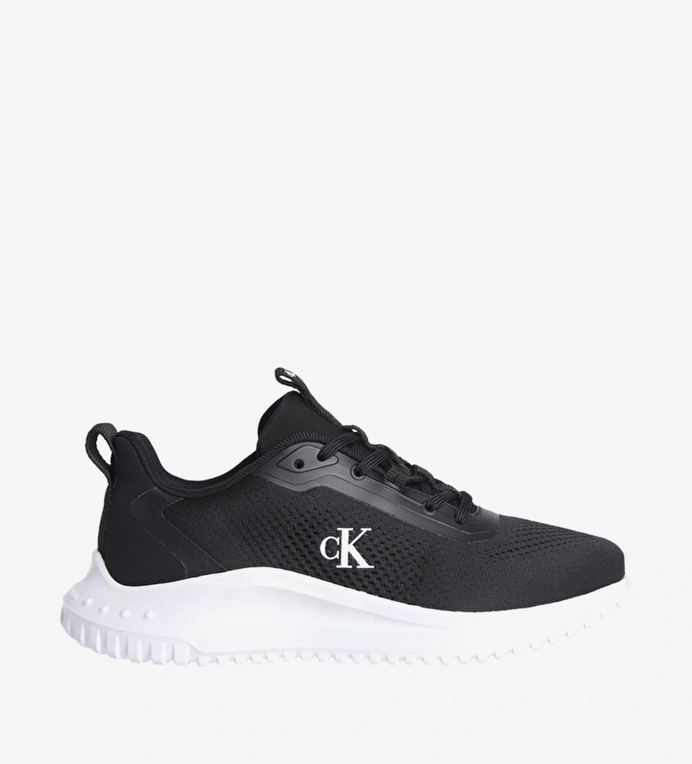 Calvin Klein Jeans Kadın Eva Runner Drawstring Mix Mg Ayakkabı YW0YW019920GM Siyah