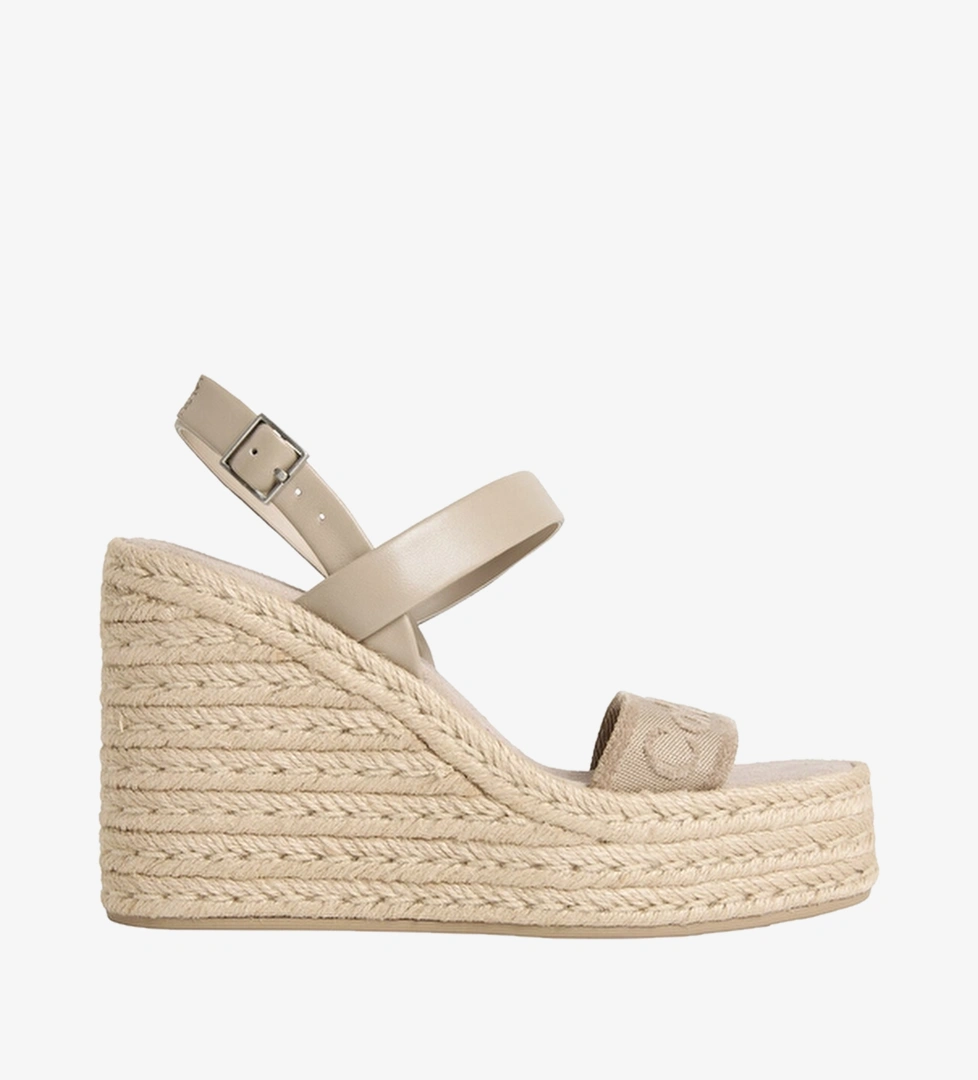 Calvin Klein Gri Calvin Klein Wedge Espadrille
