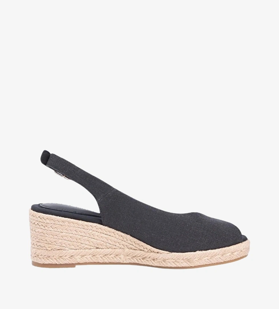 Tommy Hilfiger Siyah Tommy Hilfiger Mid Wedge