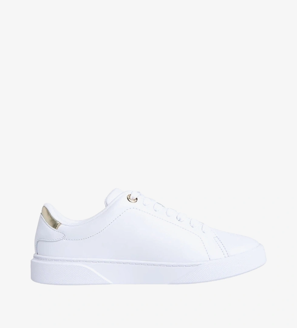 Tommy Hilfiger Kadın Ess Chic Court Sneaker Ayakkabı FW0FW09019YBS Beyaz