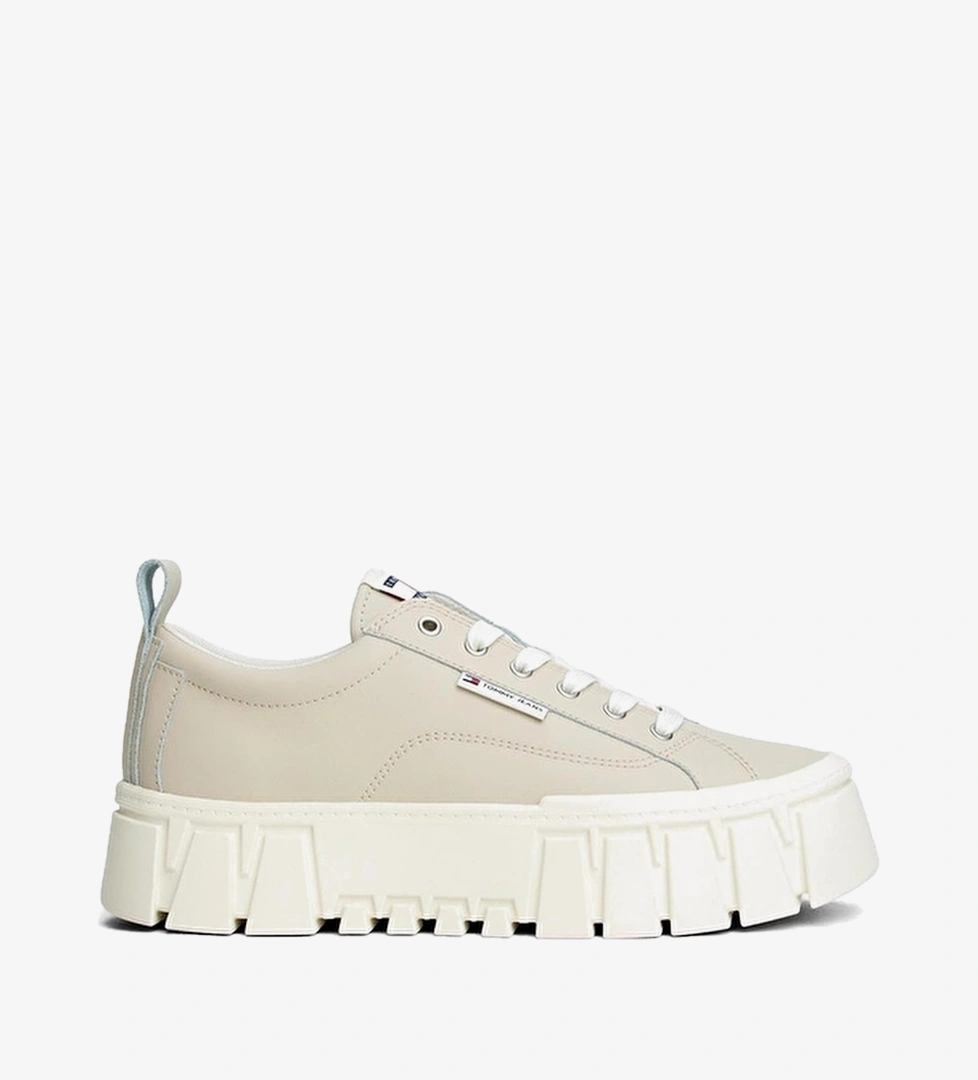 Tommy Jeans Bej Tommy Jeans Vulc Flatform