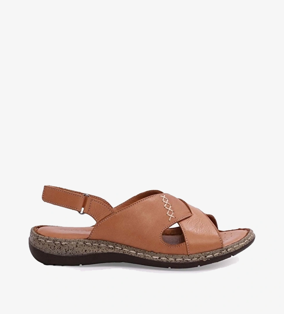 Mammamia Kadın Sandalet D26YS 2425 Taba