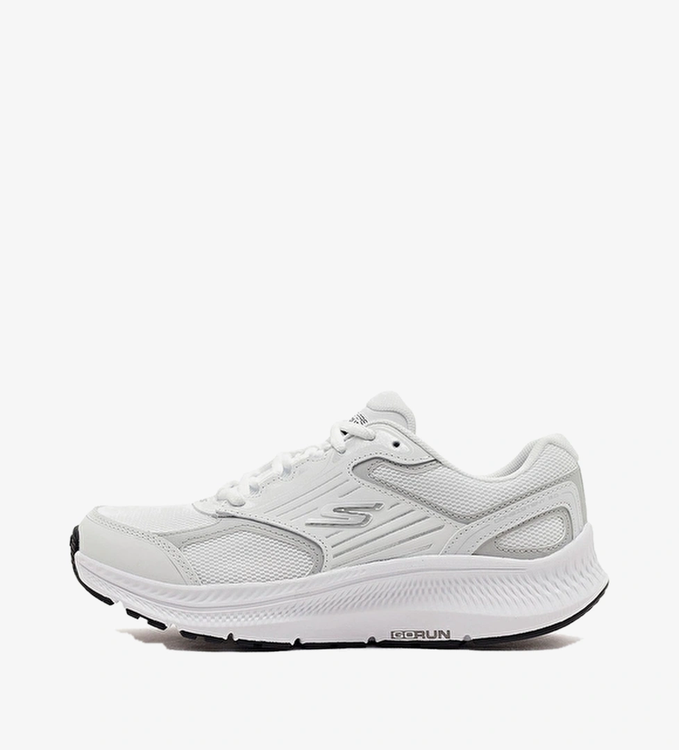 Skechers Kadın Go Run Consistent Ayakkabı 128606TK WSL Beyaz/gümüş