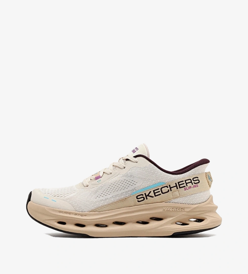 Skechers Kadın Max Cushioning Slip ins Ayakkabı 129400 NAT Bej