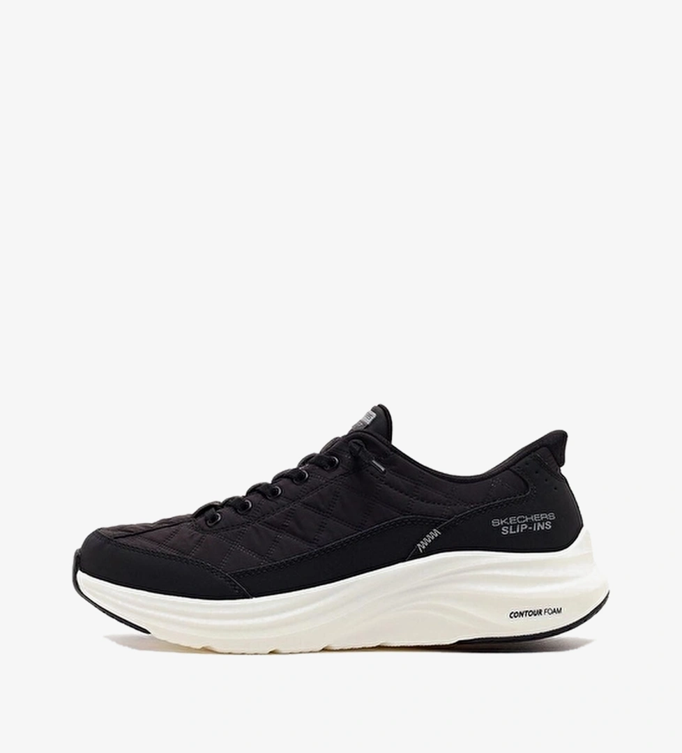 Skechers Siyah Beyaz Skechers Slip Ins