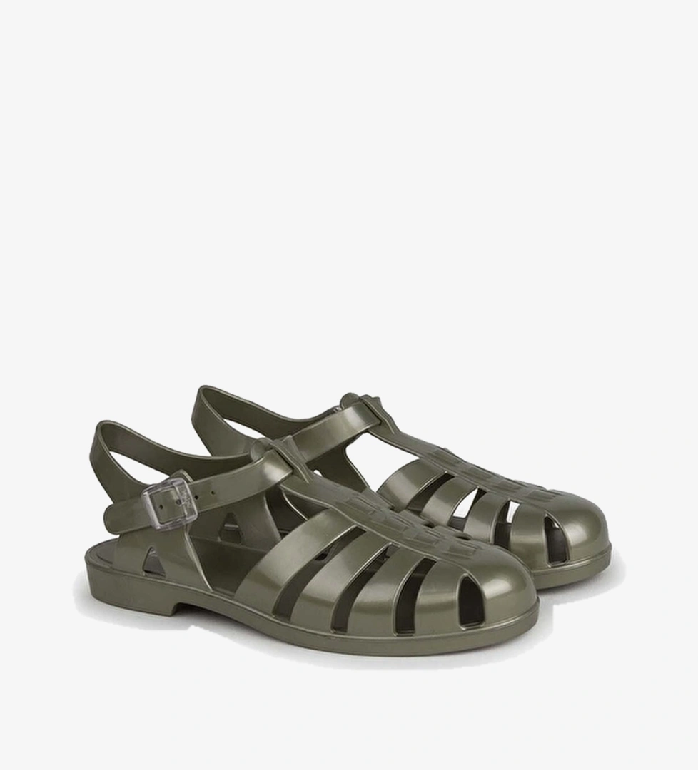 Igor Kadın Biarritz Shiny Metal Sandalet BB340 Açık yeşil