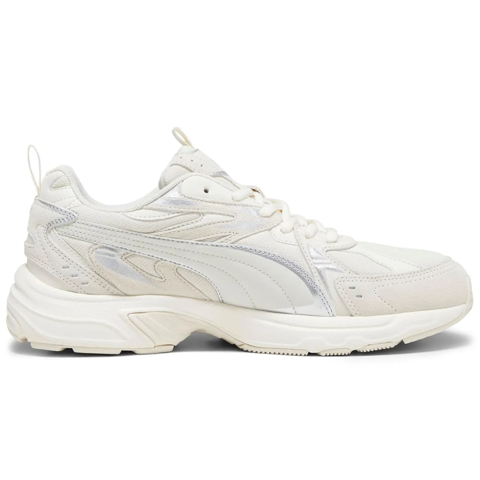 Puma Mileno Tech Suede Kadın Beyaz Spor Ayakkabı 39348903