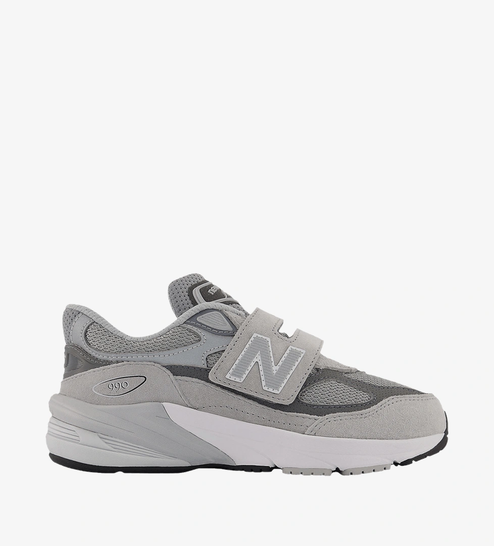 New Balance 990v6 Hook & Loop Little Kid 'Castlerock'