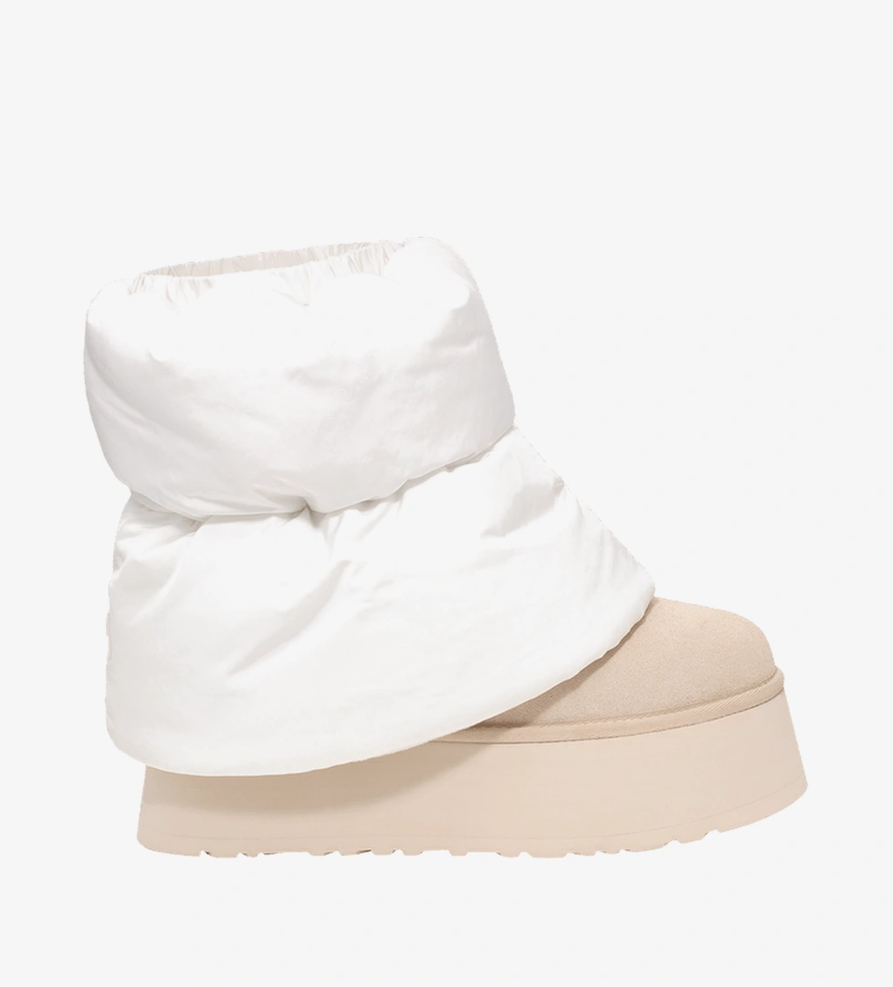 UGG Classic Mini Dipper Puffer 'White Ceramic' (W)