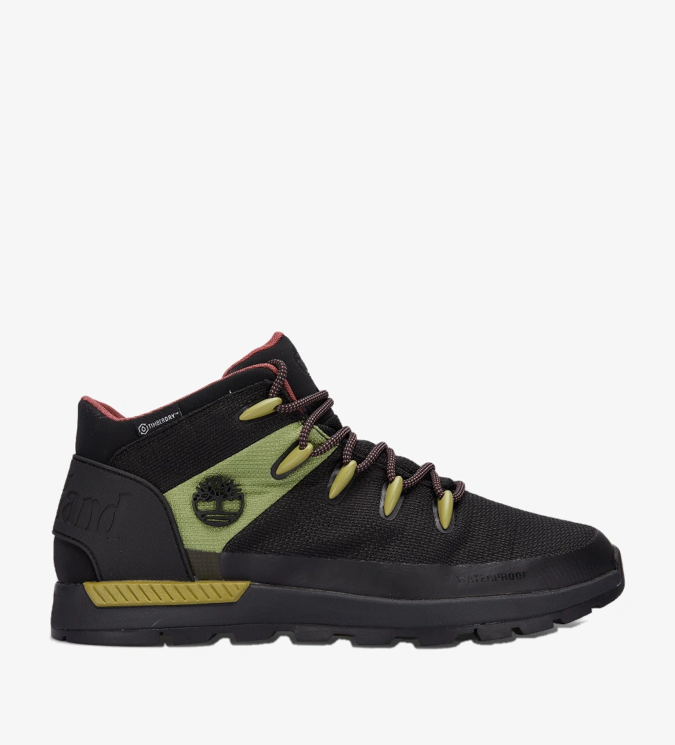 Timberland Sprint Trekker Mid Lace Up Waterproof Sn Erkek Siyah Outdoor Ayakkabı