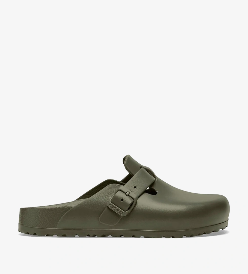 Birkenstock Boston Eva Erkek Yeşil Kapalı Terlik
