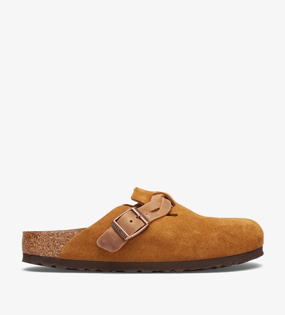 Birkenstock Boston Vl Braided Kadın Kahverengi Terlik