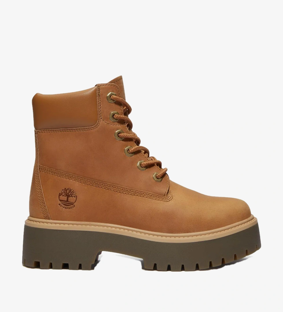 Timberland Stone Street 6 Inch Lace Up Waterproof Kadın Sarı Bot