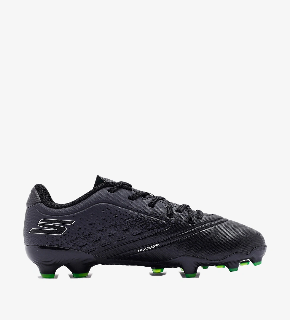 Skechers Razor Gold Fg Çocuk Siyah Çim Saha Kramponu
