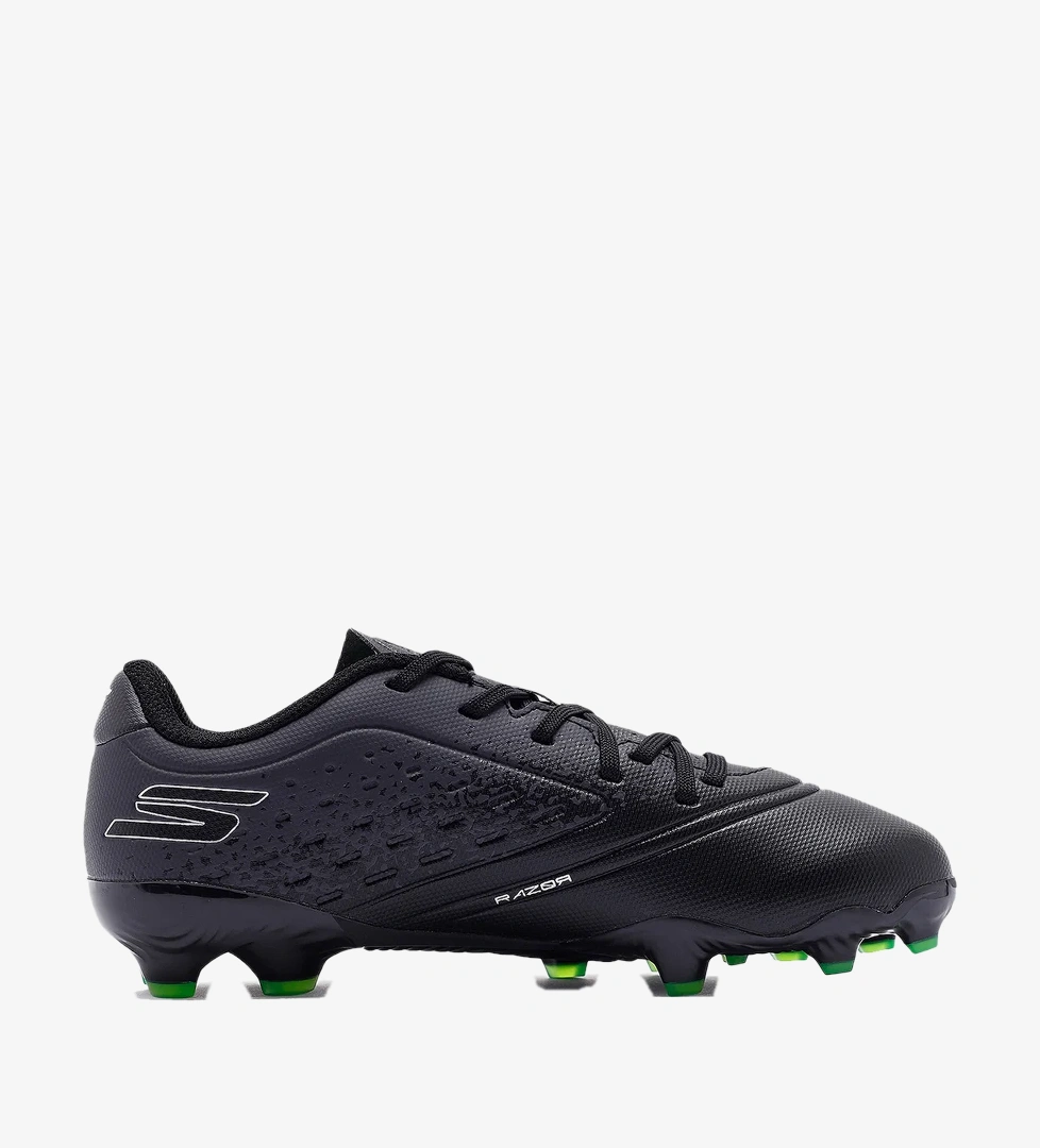 Skechers Razor Gold Fg Çocuk Siyah Çim Saha Kramponu