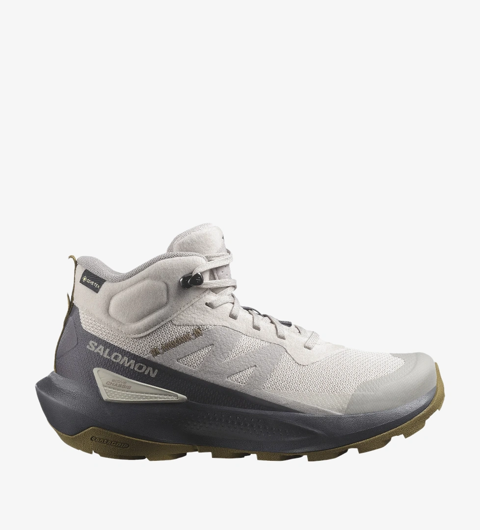 Salomon Salomon Elixir Activ Mid Gore-Tex Kadın Gri Bot Sanal Çadır'da! Gri - 1. görsel