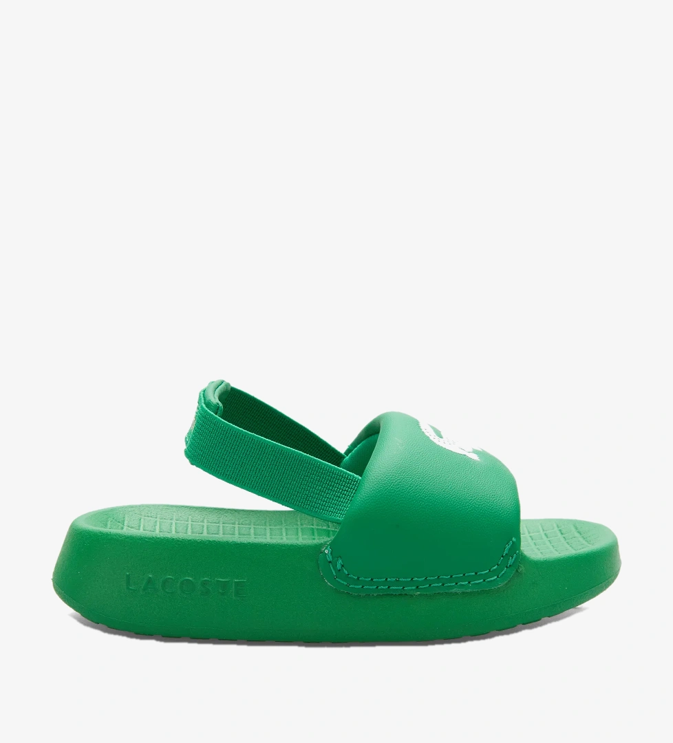 Lacoste Yeşil Lacoste Serve Slide 1.0 Sandalet
