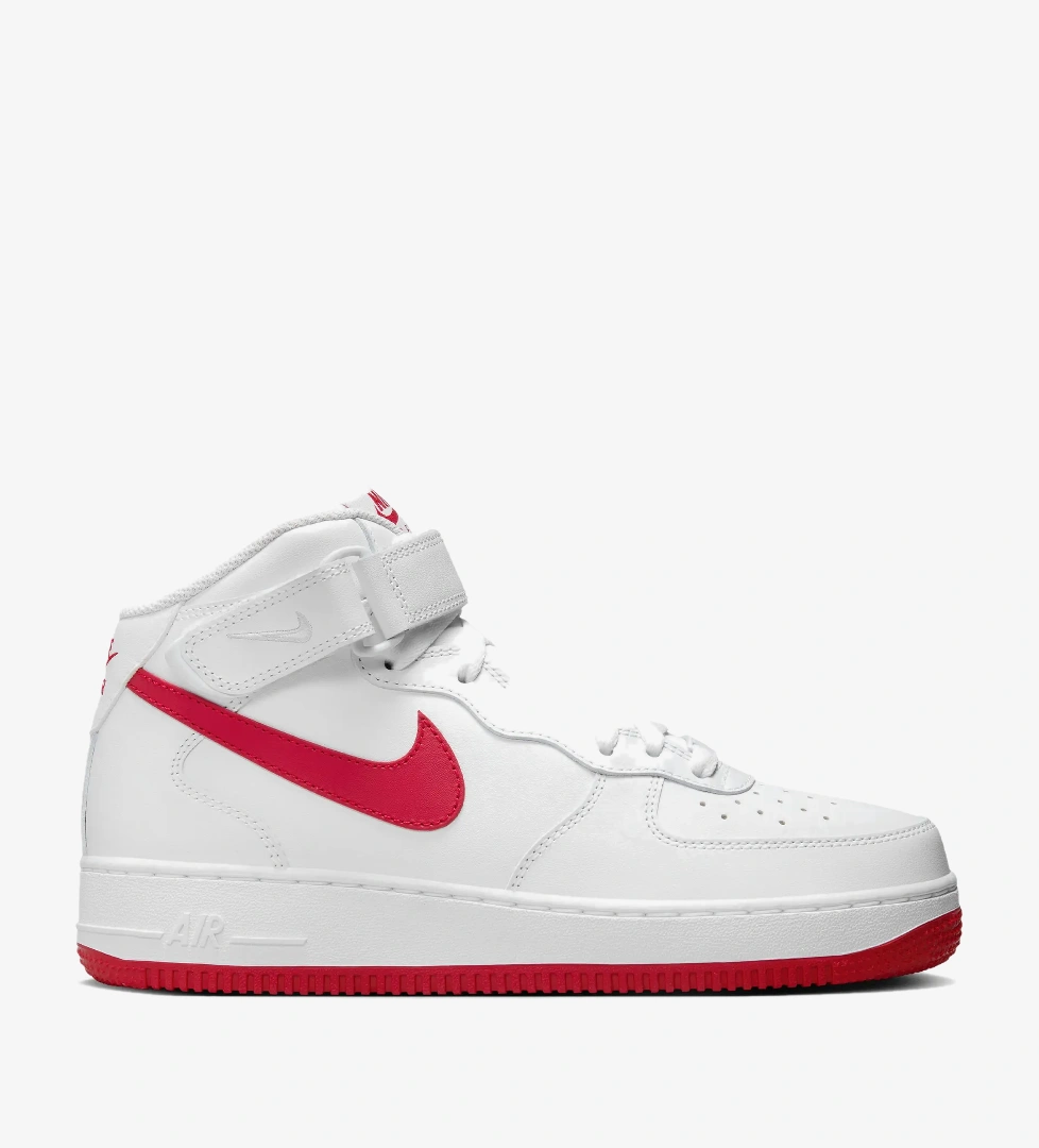 Nike Air Force 1 07 Mid Kadın Beyaz Sneaker