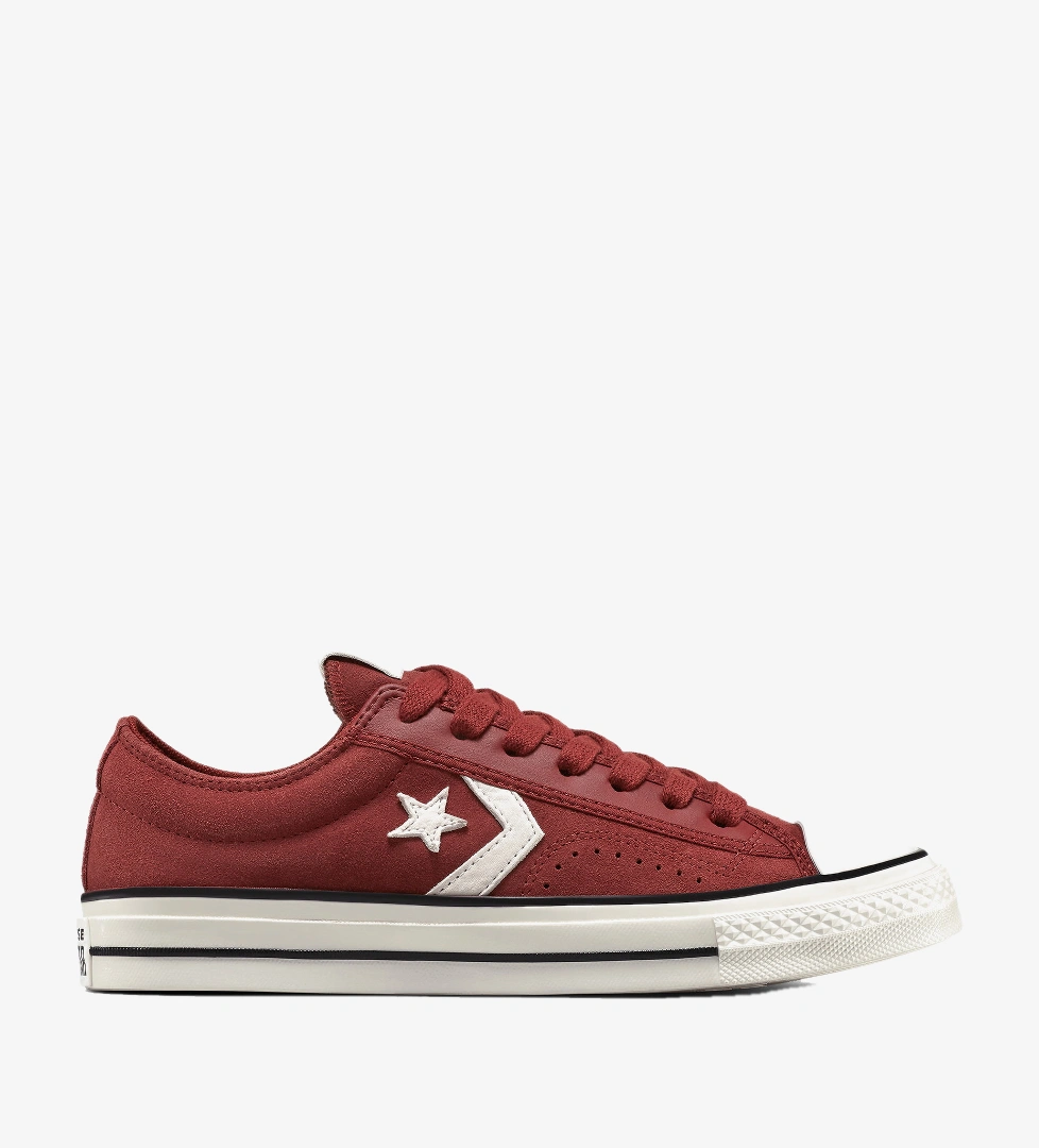 Converse Converse Star Player 76 Suede Unisex Bordo Sneaker Sanal Çadır'da! Bordo - 1. görsel