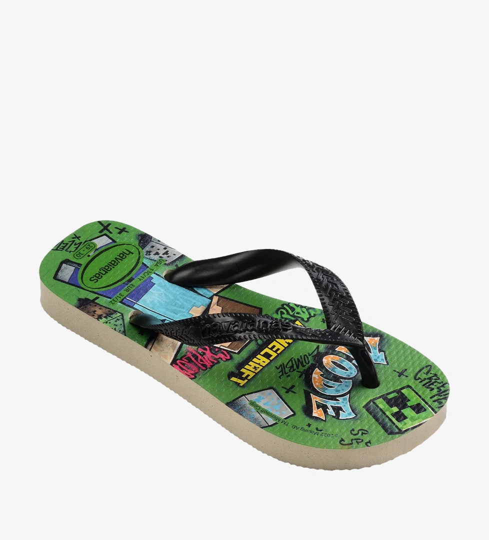Havaianas Top Minecraft Çocuk Yeşil Terlik