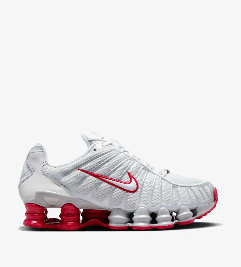 Nike Shox TL Sportswear Kadın Kırmızı/Beyaz Spor Ayakkabı
