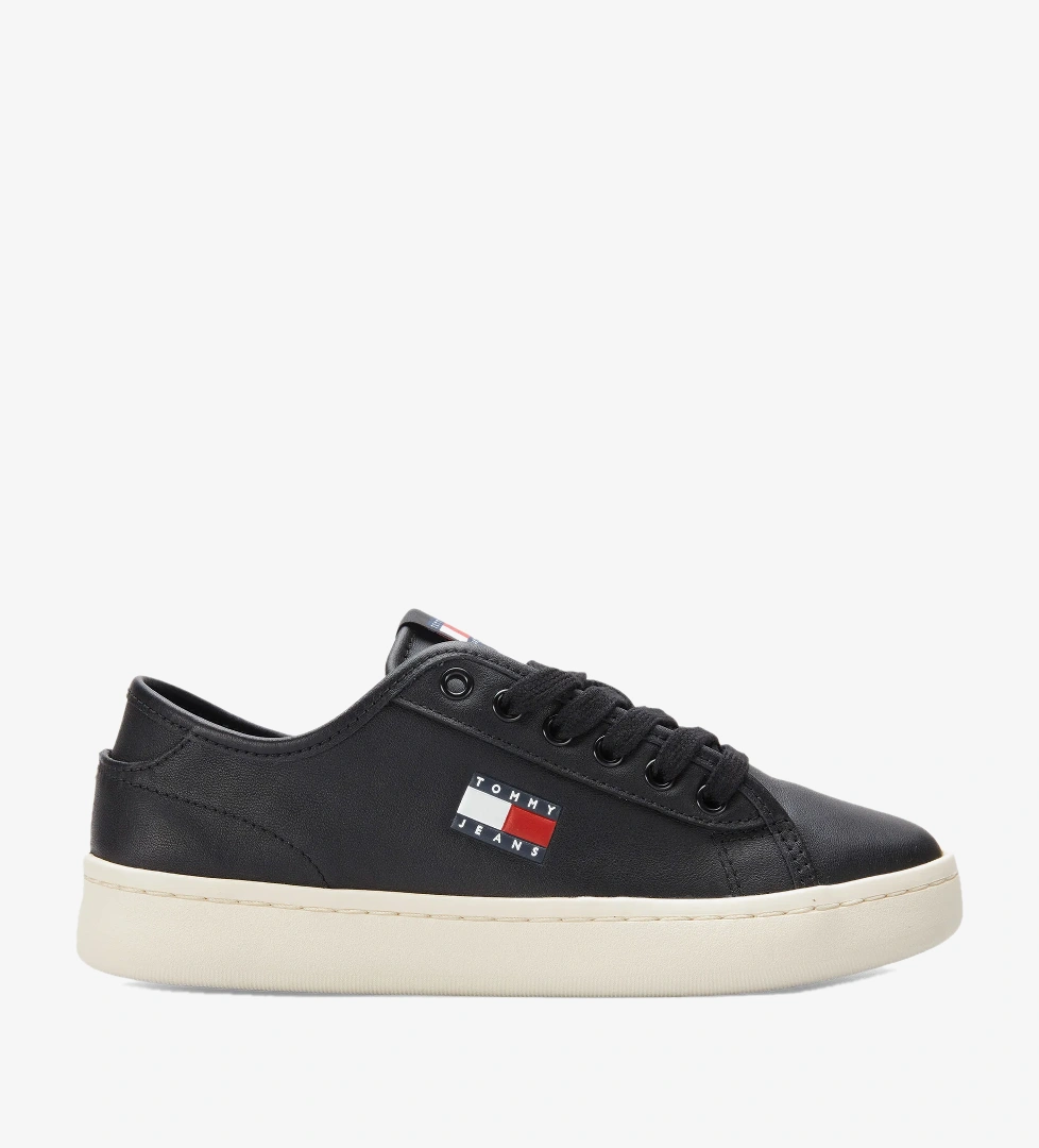 Tommy Jeans Lightweight Court Kadın Siyah Sneaker