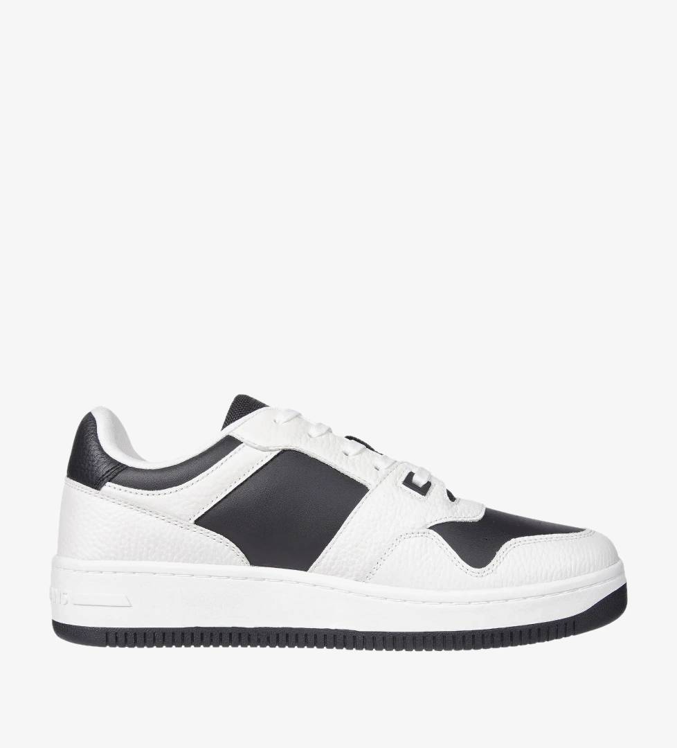 Tommy Hilfiger Tjm Retro Basket Cupsole Tumble Erkek Beyaz Spor Ayakkabı