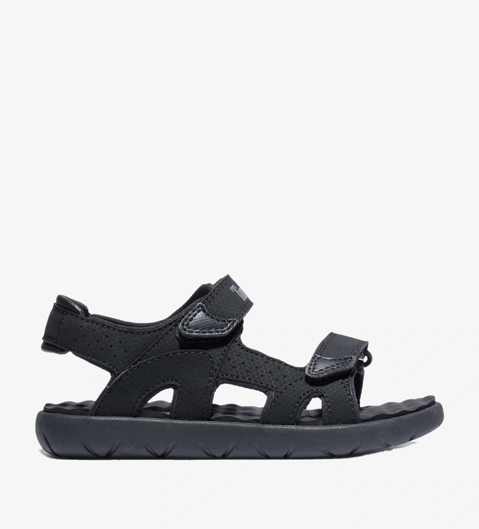 Timberland Perkins Low Arkadan Bantlı Çocuk Siyah Sandalet