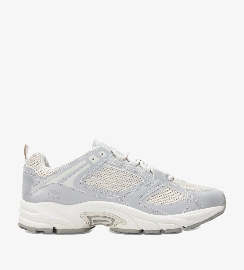 Tommy Jeans Suede Mix Archive Runners Erkek Gri Spor Ayakkabı