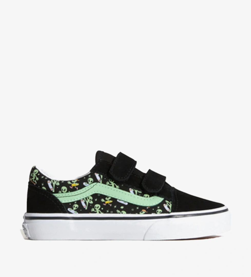 Vans Old Skool V Çocuk Siyah Sneaker