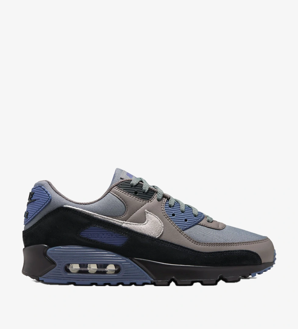 Nike Nike Air Max 90 IB6392 Erkek Gri/Lacivert Spor Ayakkabı