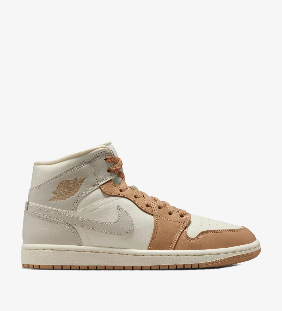 Nike Air Jordan 1 Mid Kadın Beyaz Spor Ayakkabı
