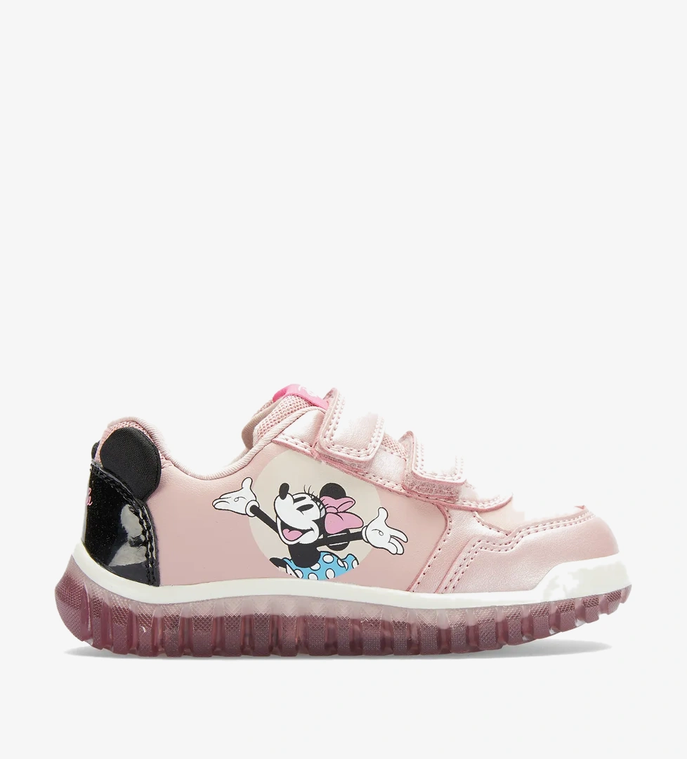 Geox Lightyloo Bebek Pembe Sneaker