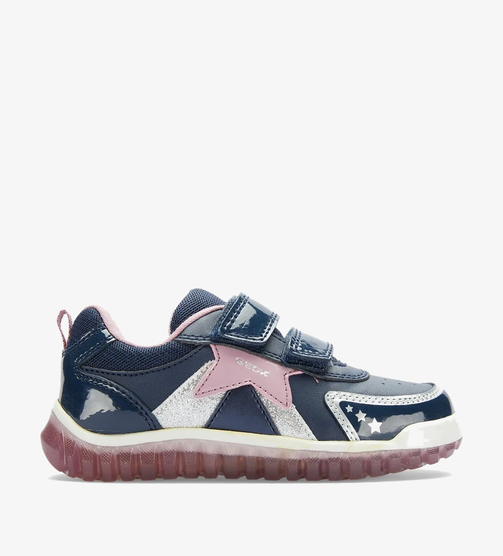 Geox Lightyloo Bebek Lacivert Sneaker