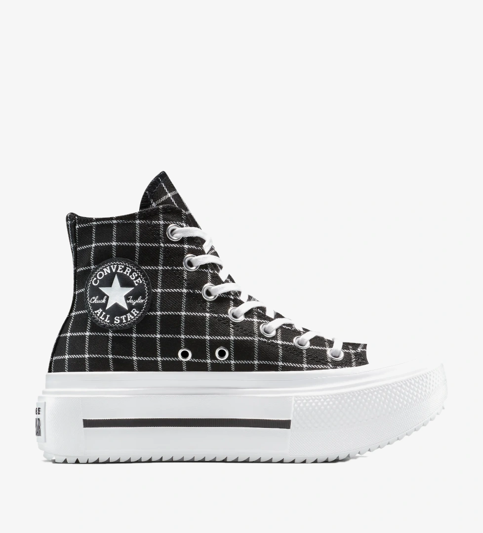 Converse Chuck Taylor All Star Lift Double Stack Platform Kadın Siyah Sneaker