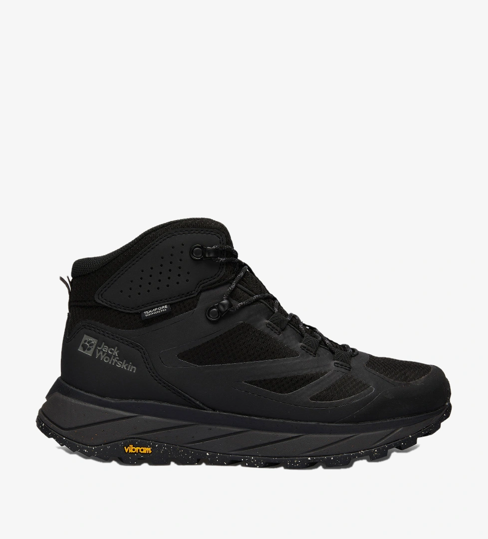 Jack Wolfskin Jack Wolfskin Terraventure Texapore Mid Erkek Siyah Bot Sanal Çadır'da! Siyah - 1. görsel