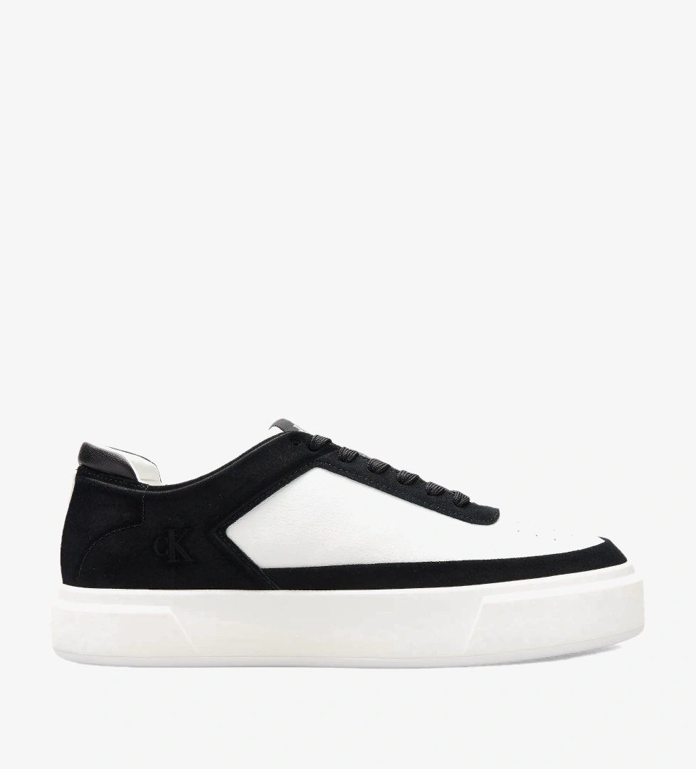 Calvin Klein Basket Cupsole Lace Up Erkek Siyah Sneaker