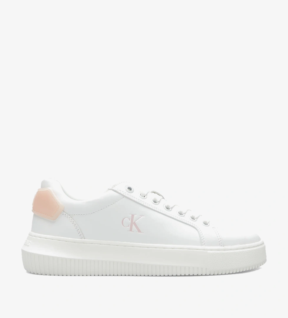 Calvin Klein Chunky Cupsole Patch Kadın Beyaz Sneaker